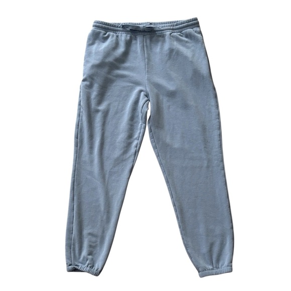 Madewell Pants - Madewell Light Blue Super Soft Jogger Sweatpants With Pockets Size Medium